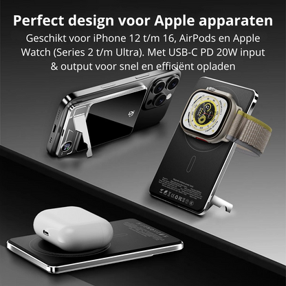 PowerSnap™ - Ultra krachtige en compacte powerbank.